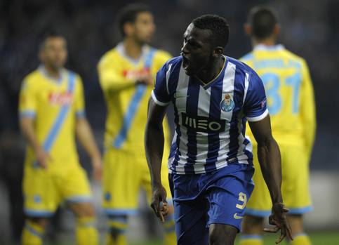 L'urlo di Jackson Martinez. Afp